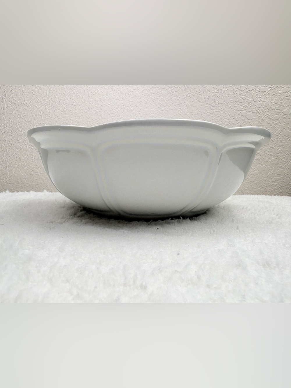 Vintage McCoy Pottery Light Blue Basin Wash Bowl.